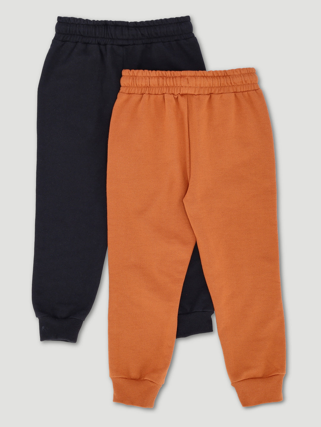 Pre-Boys 2 Pack Fleece Jogger - Rust/Black