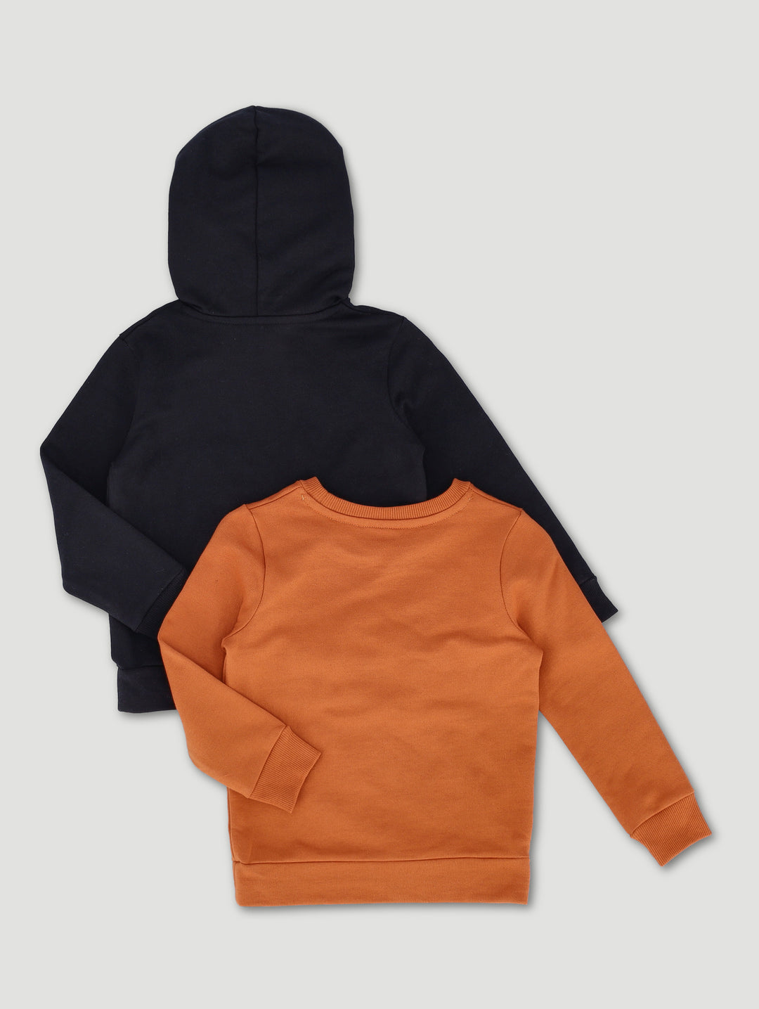 Pre-Boys 2 Pack Fleece Top - Rust/Black