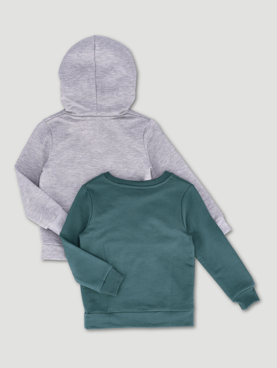 Pre-Boys 2 Pack Fleece Top - Teal/Grey