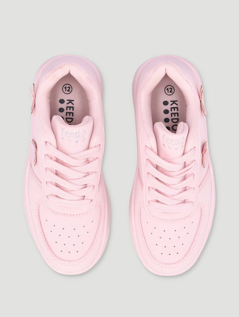 Keedo Girls Butterfly Sneaker - Pink