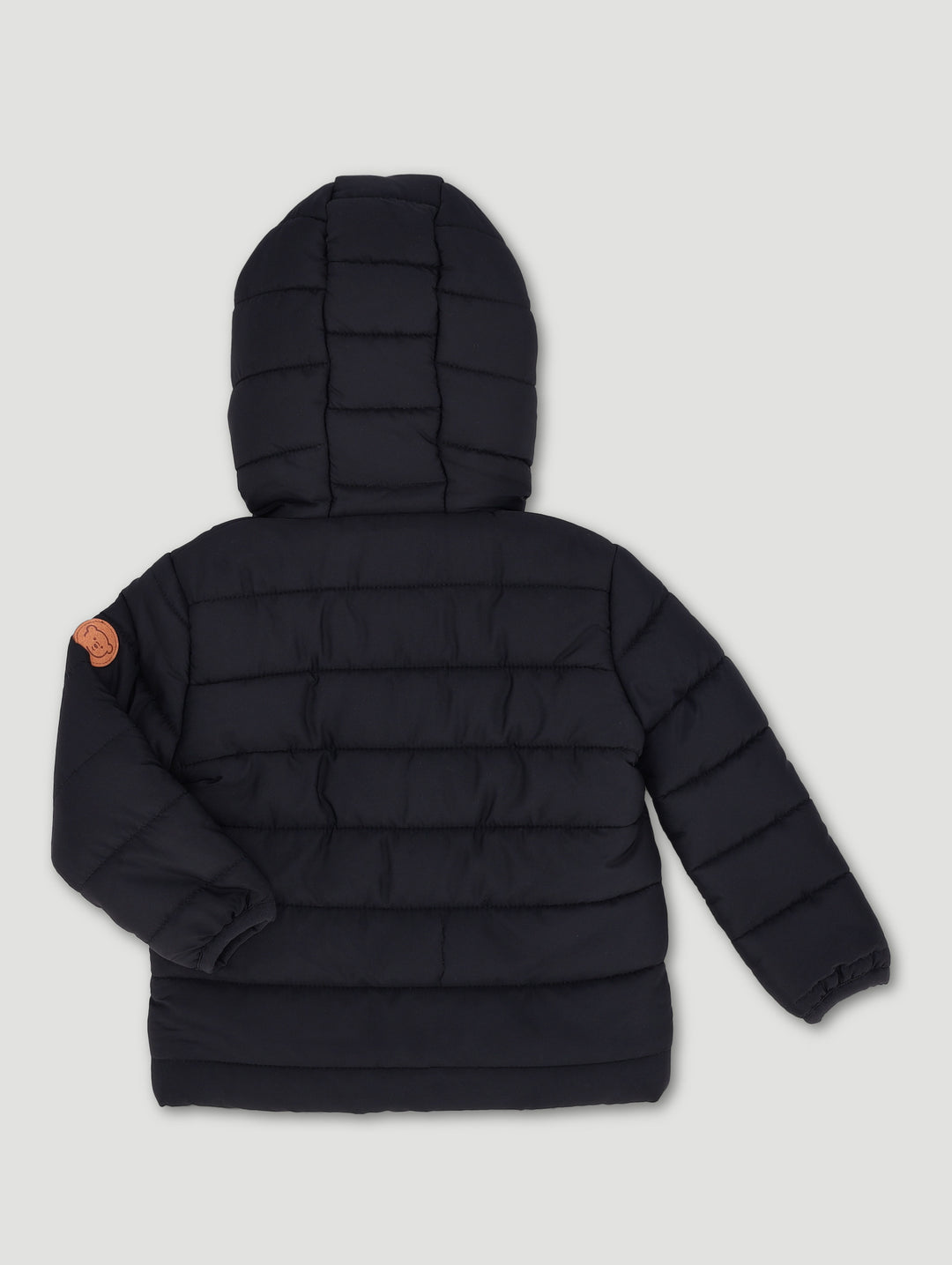 Baby Boys Black Puffer Jacket  - Black
