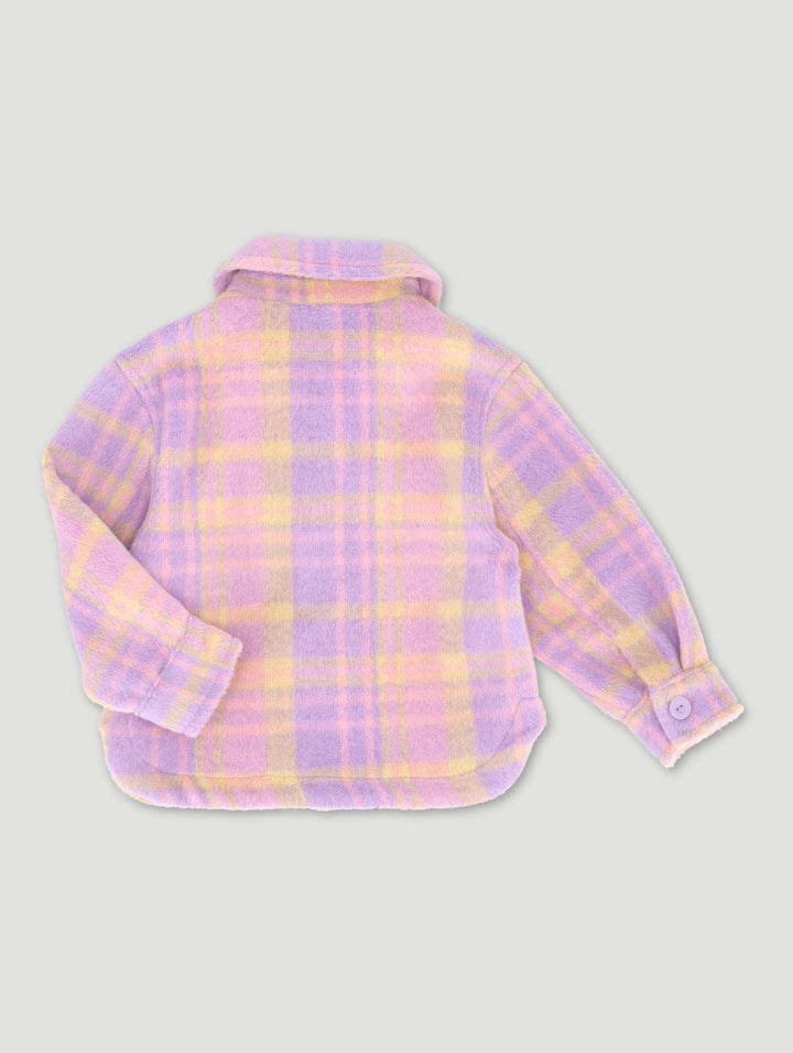 Pre-Girls Colour Blocking Shacket