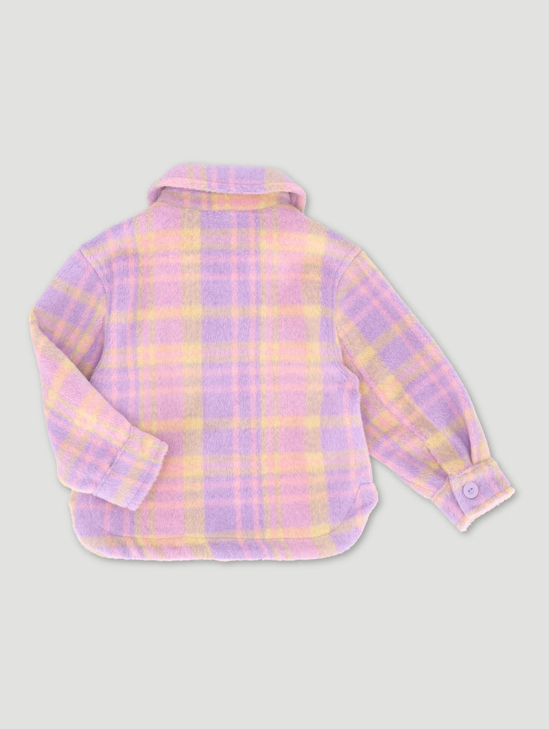 Pre-Girls Colour Blocking Shacket