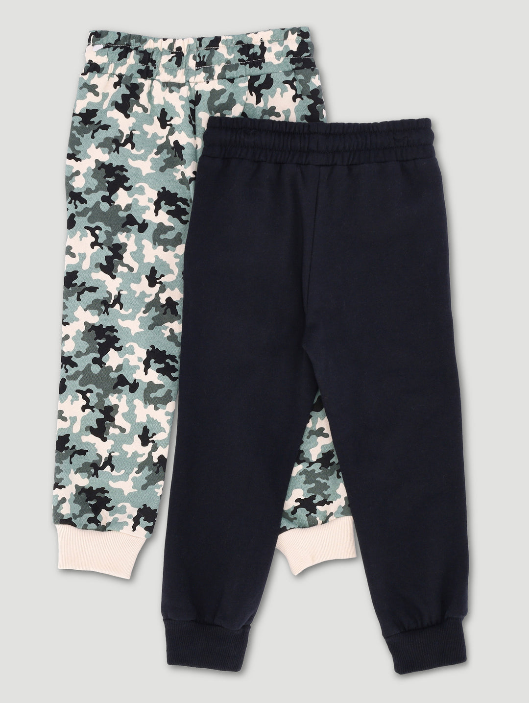 Pre-Boys 2 Pack Car Fleece Jogger - Camo/Black