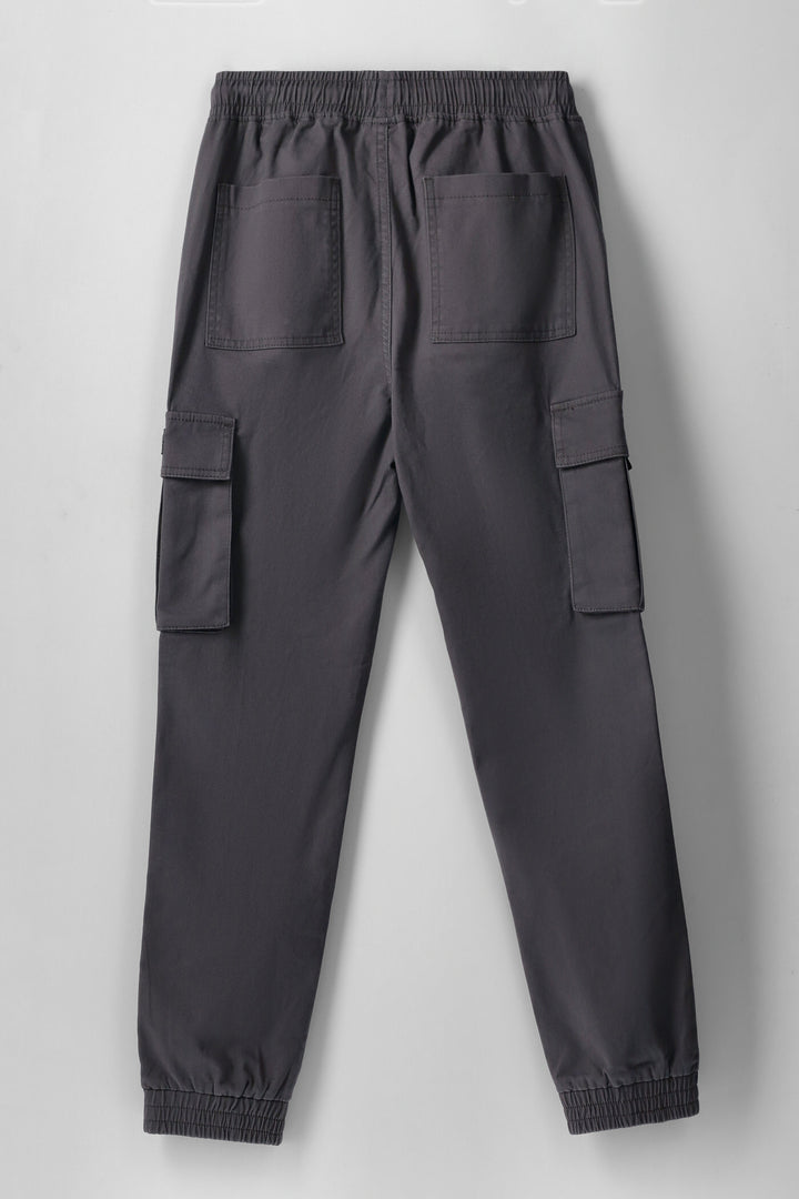 Boys Cargo Jogger - Charcoal