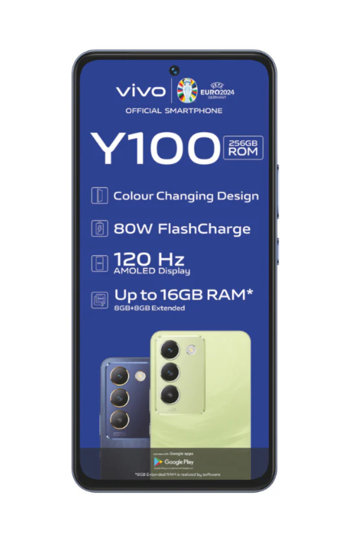 Y100 256GB Dual Sim Black Cellphone