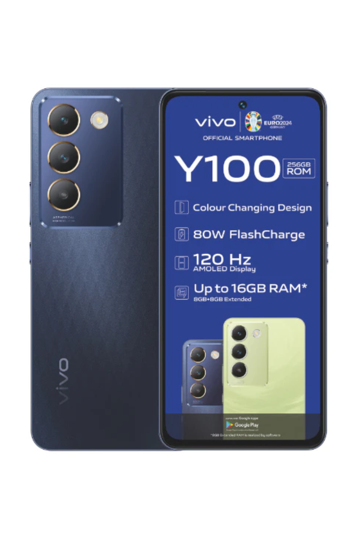Y100 256GB Dual Sim Black Cellphone