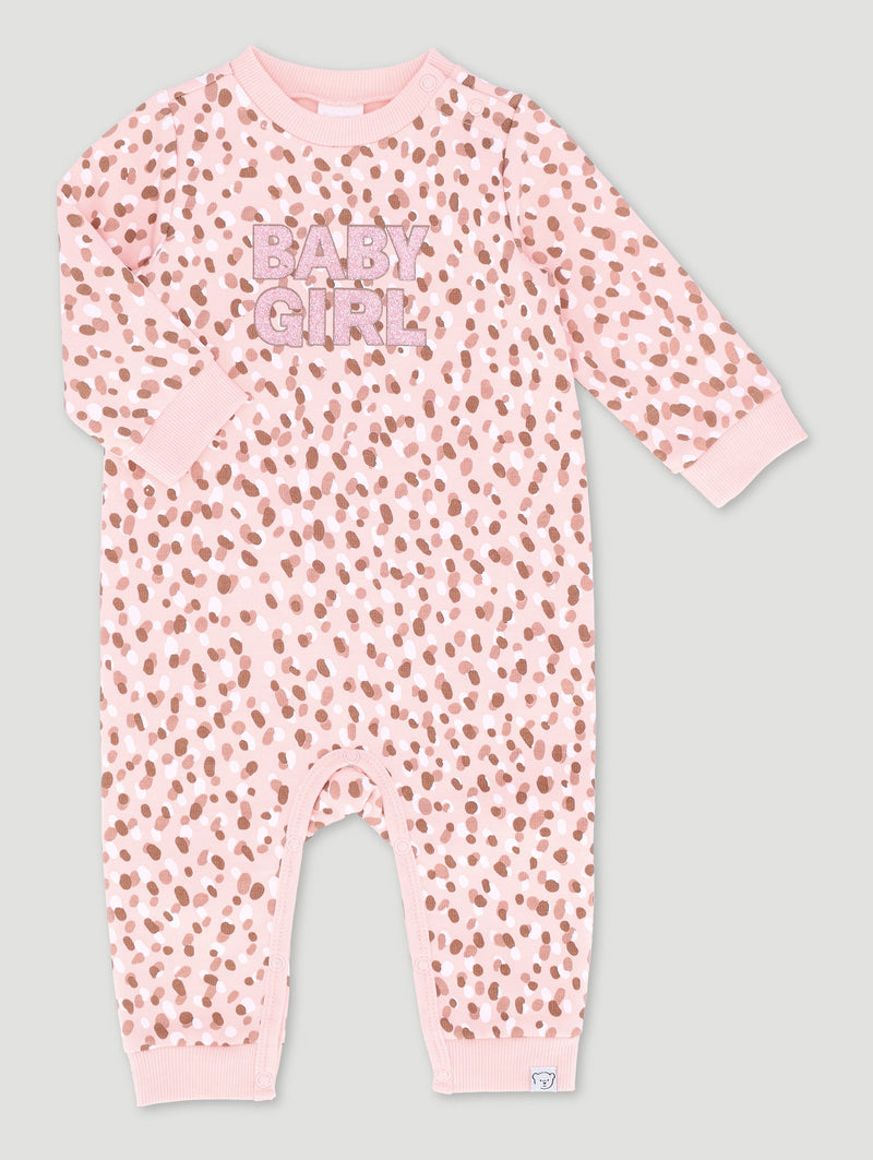 Babygirl Sleepsuit - Dusty Pink