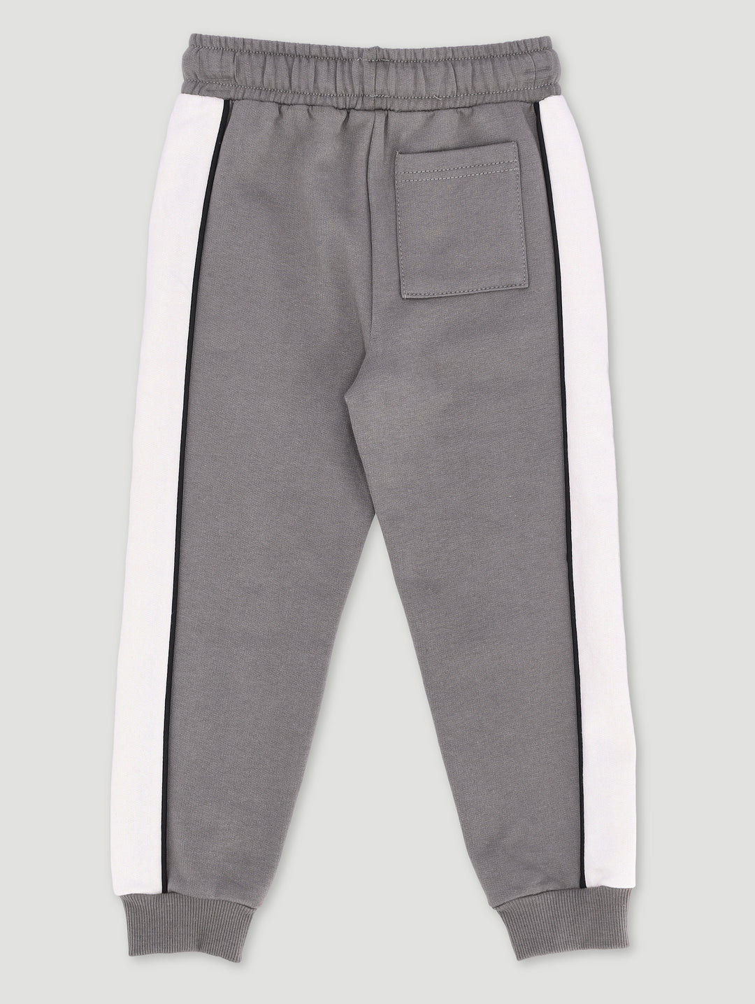 Pre-Boys Colourblock Piped Jogger - Grey/White