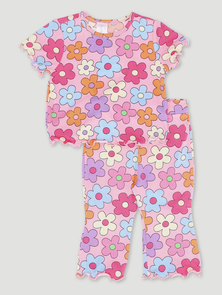 Baby Girls Daisy Flare-Leg Set - Multi