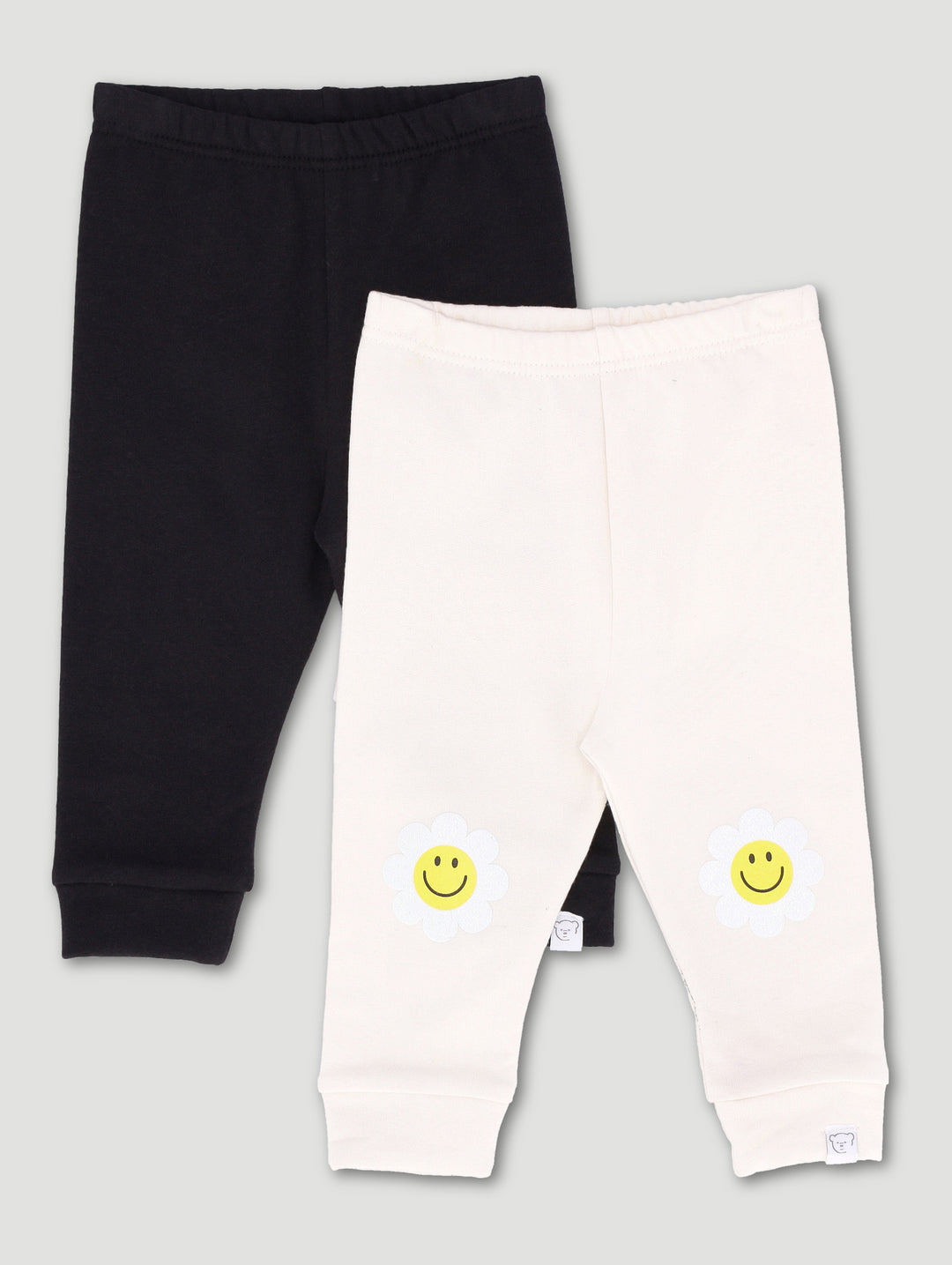 Baby Girls 2 Pack Daisy Leggings - Multi