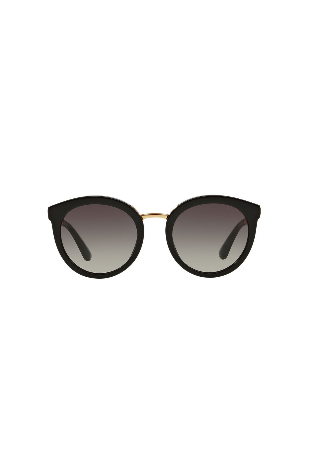Round Frame Sunglasses - Black