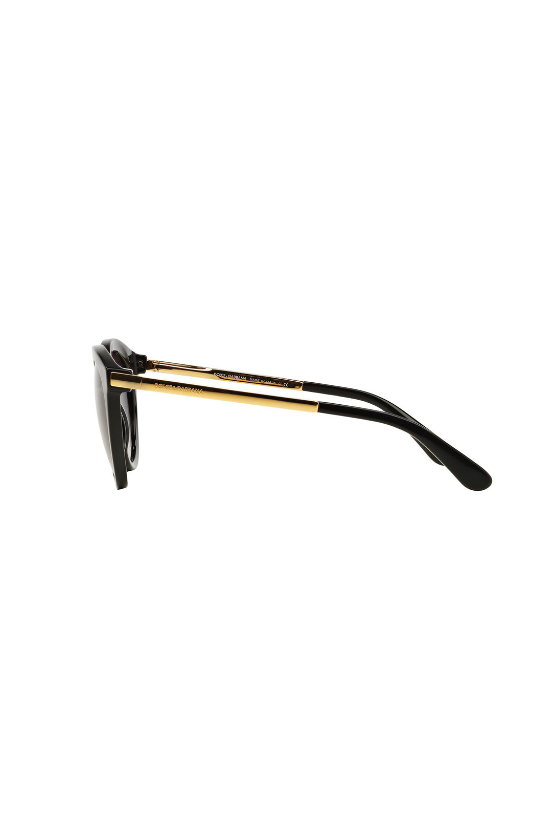 Round Frame Sunglasses - Black