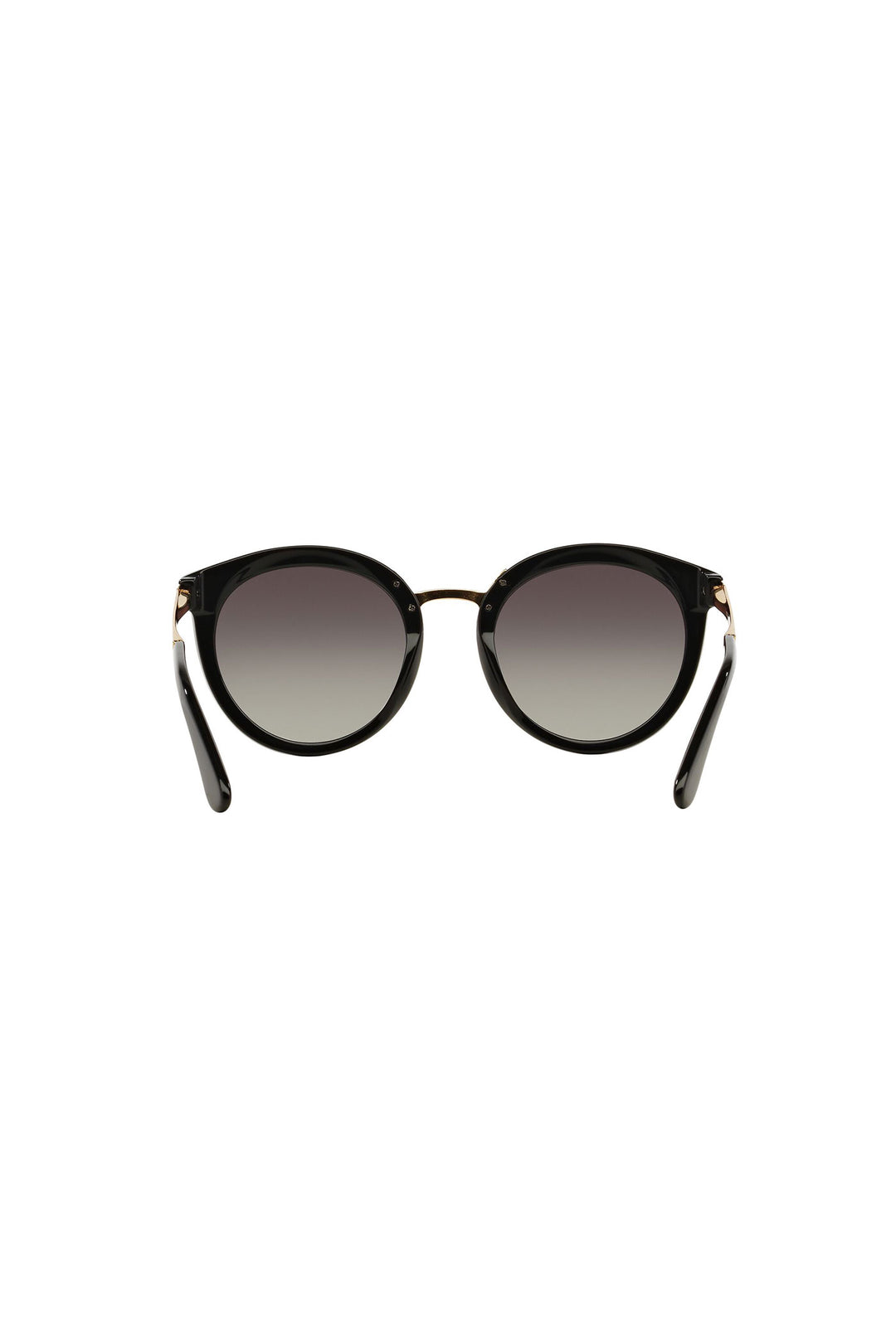 Round Frame Sunglasses - Black