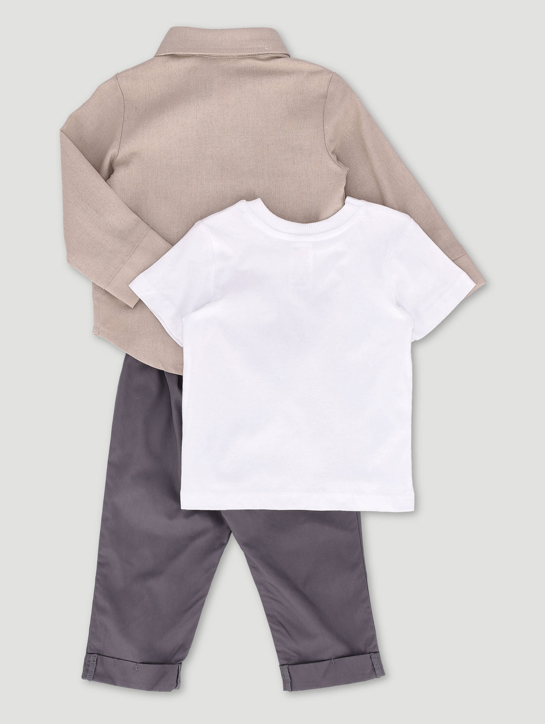 Baby Boys 3 Piece Cotton Set - Multi