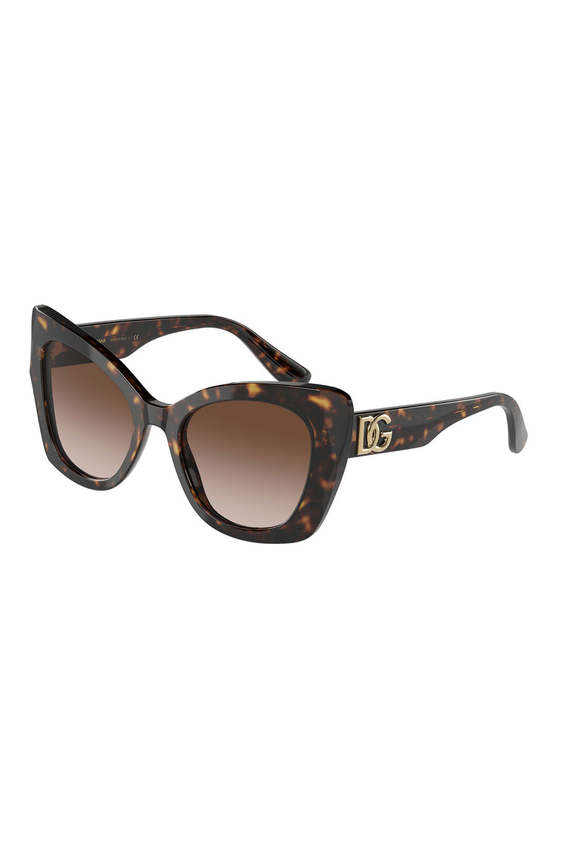 Cat Eye Frame Sunglasses - Tortoise Shell