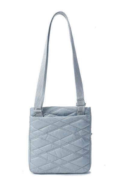 Inner City Quilted Shoulder Bag - Pearl Blue
