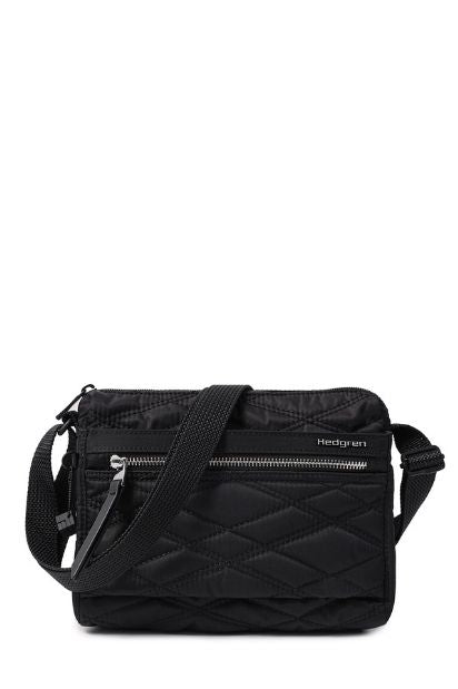 Inner City Small Quilt Shoulder Bag - Black