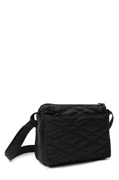 Inner City Small Quilt Shoulder Bag - Black
