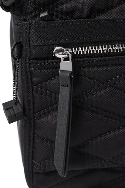 Inner City Small Quilt Shoulder Bag - Black