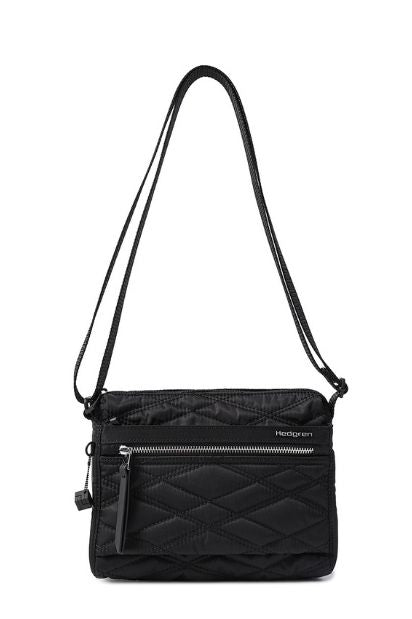 Inner City Small Quilt Shoulder Bag - Black