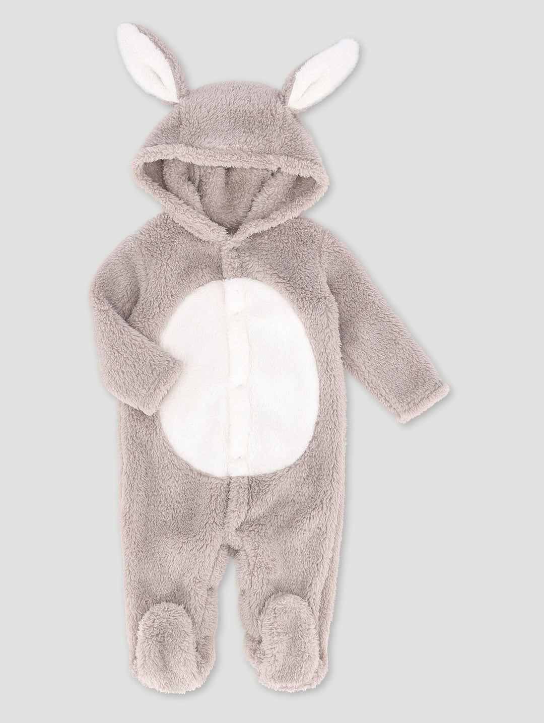 Baby Boys Easter Bunny Sleepsuit - Mid Brown