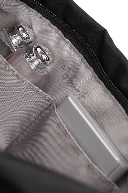 Inner City Shoulder Bag With RFID & Safety Hook - Black