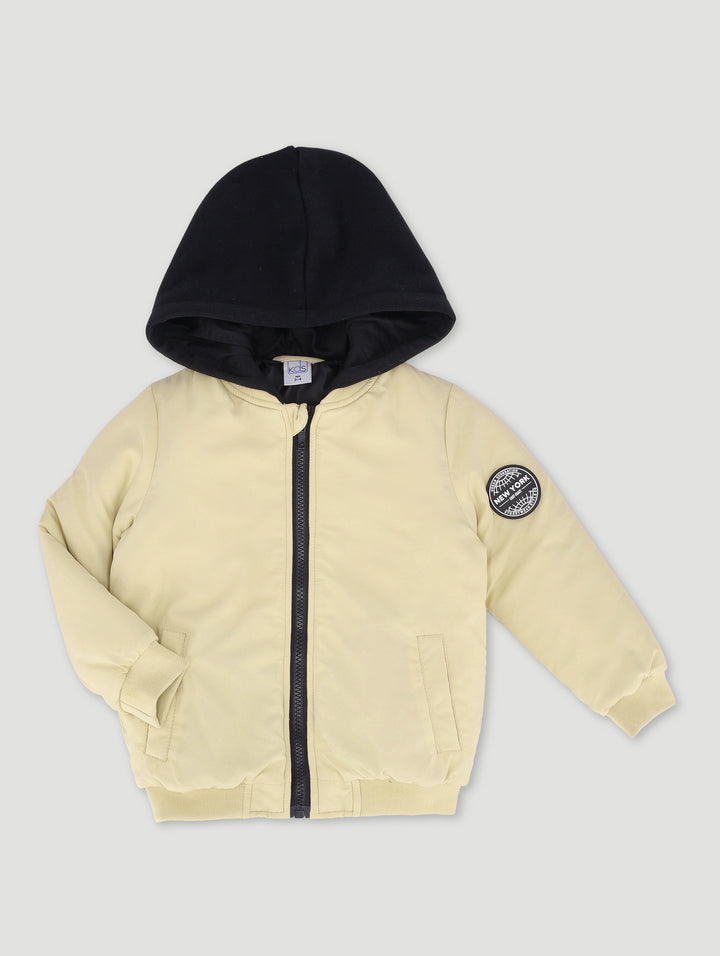 Pre-Boys Bomber Jacket - Stone