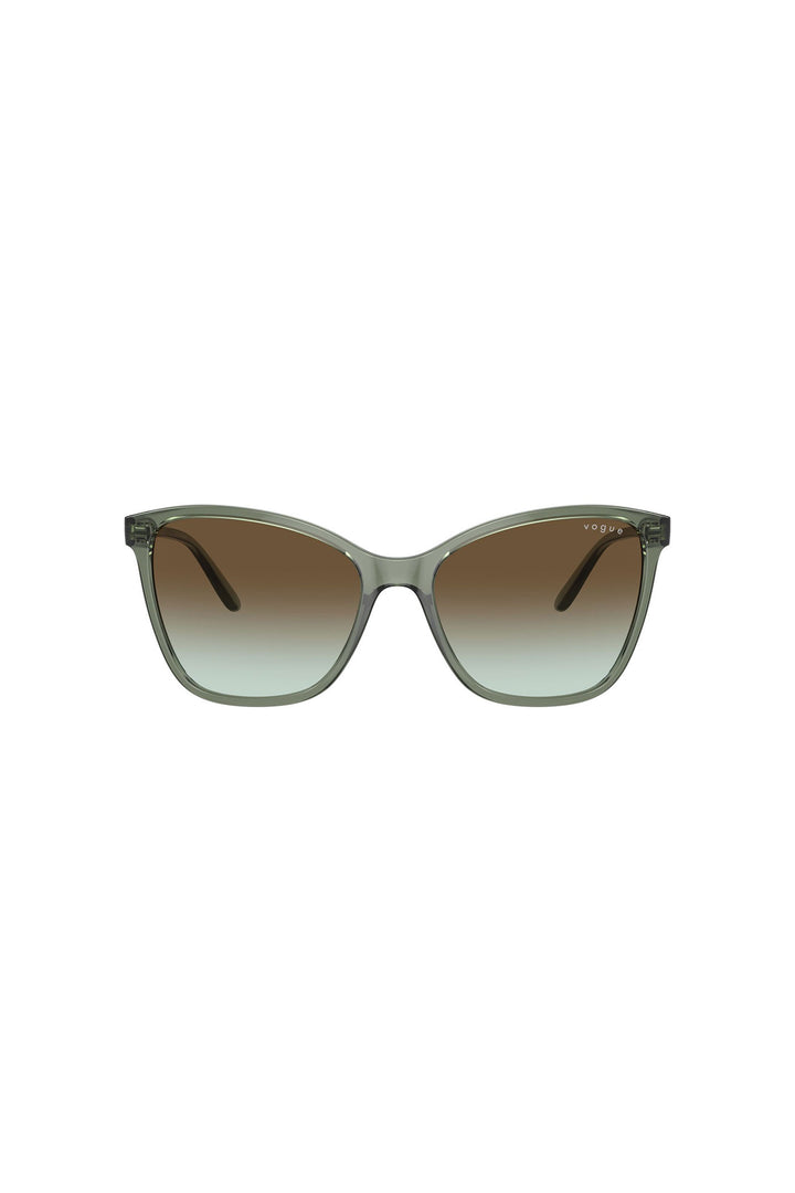 Transparent Mallard Butterfly Sunglasses - Green