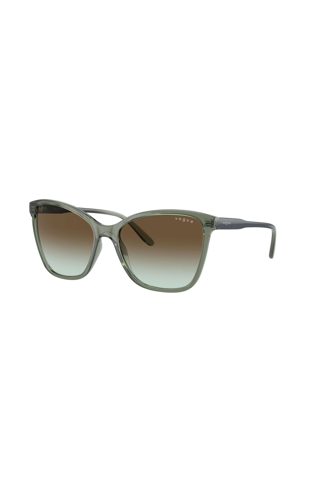 Transparent Mallard Butterfly Sunglasses - Green