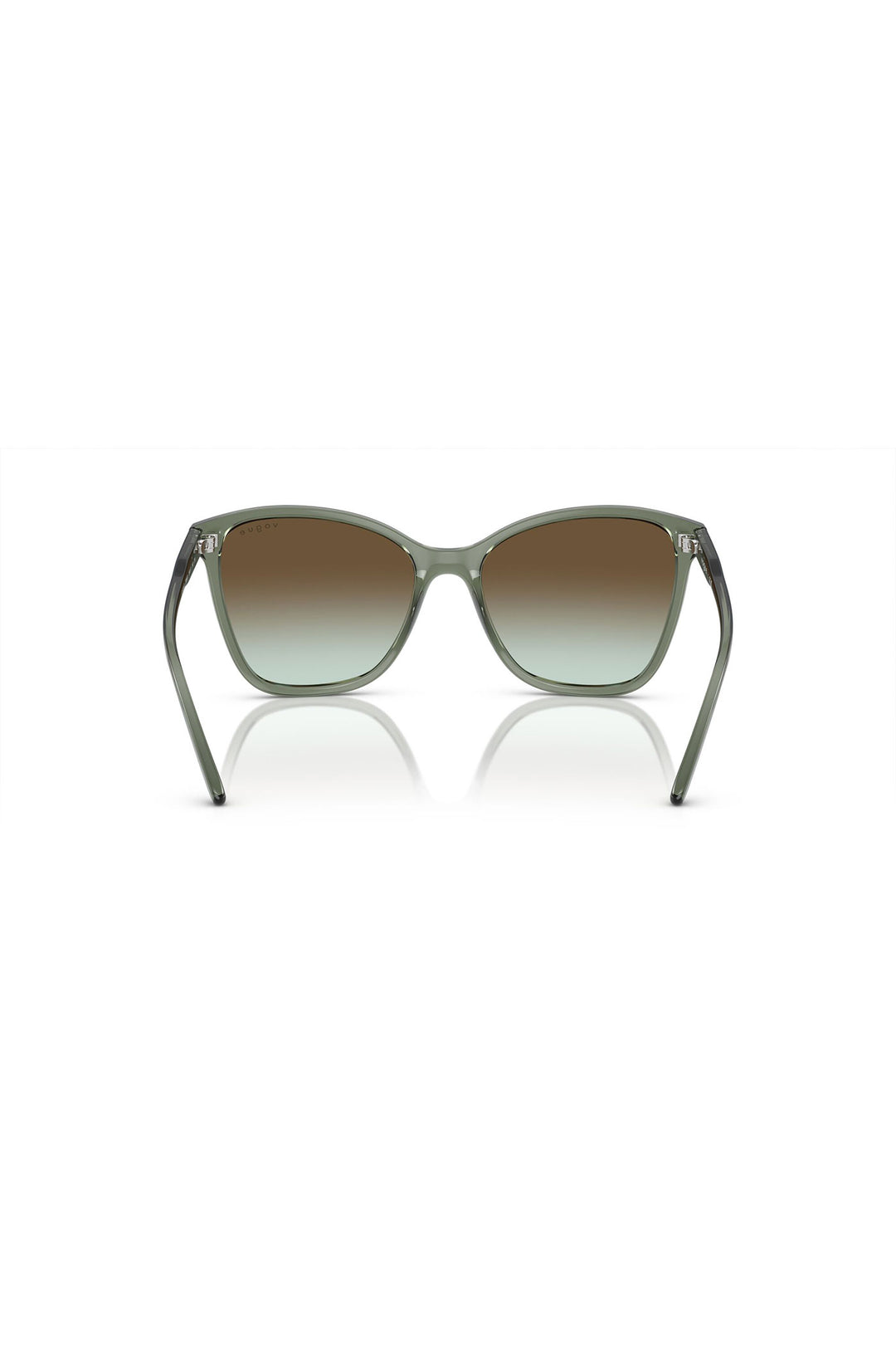 Transparent Mallard Butterfly Sunglasses - Green