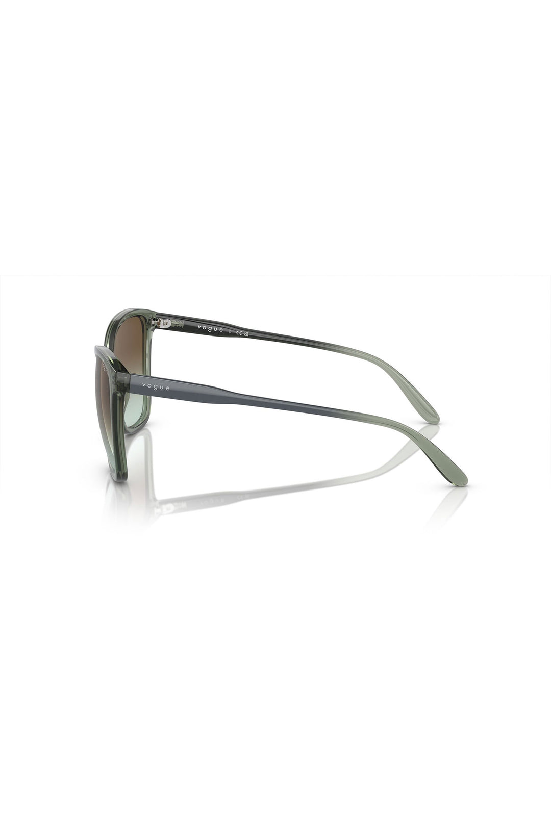 Transparent Mallard Butterfly Sunglasses - Green