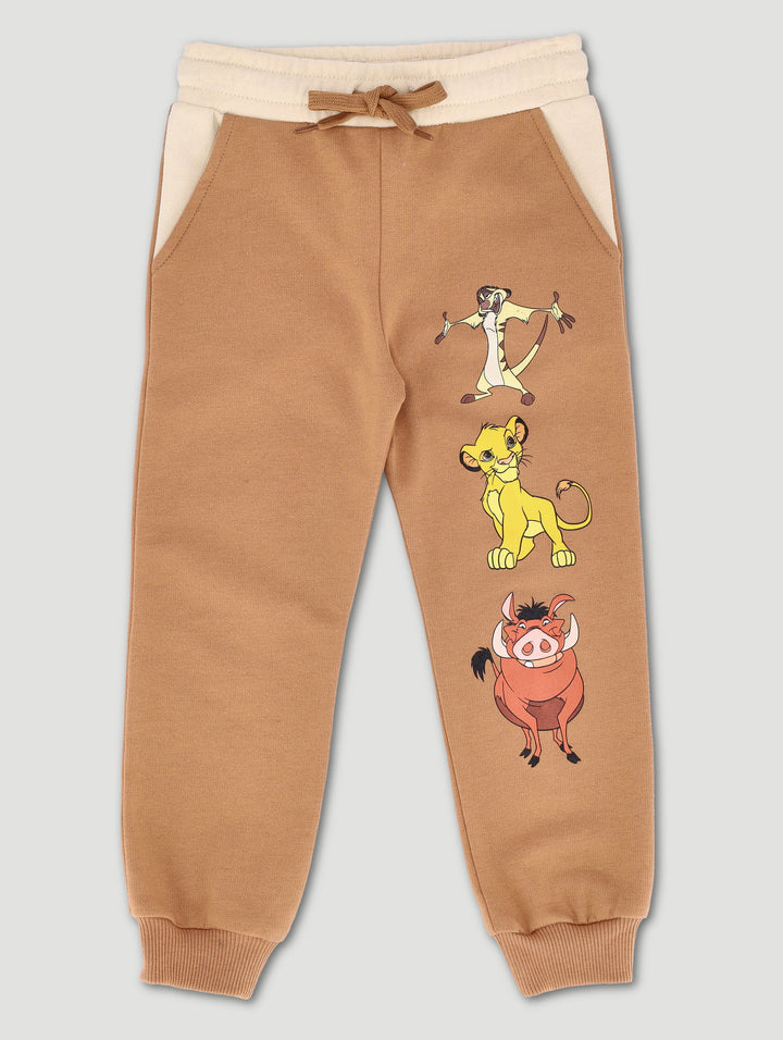 Pre-Boys Lion King Jogger - Tan