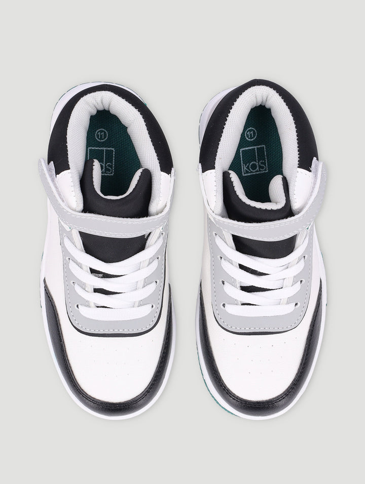 Pre-Boys High-Top Sneaker - White