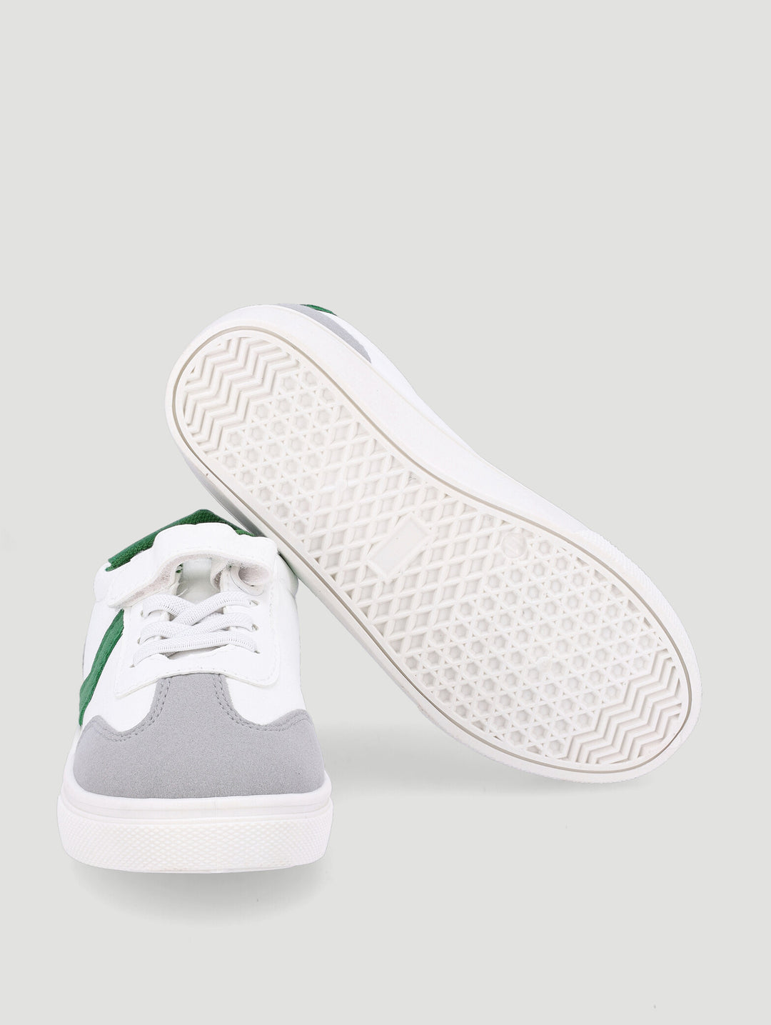 Pre-Boys Combo Sneaker - White/Green