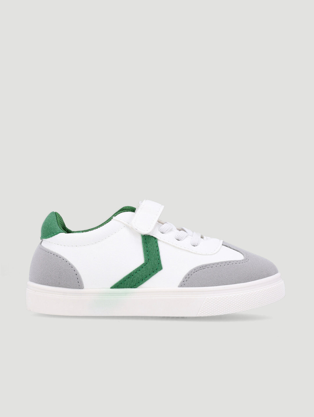 Pre-Boys Combo Sneaker - White/Green