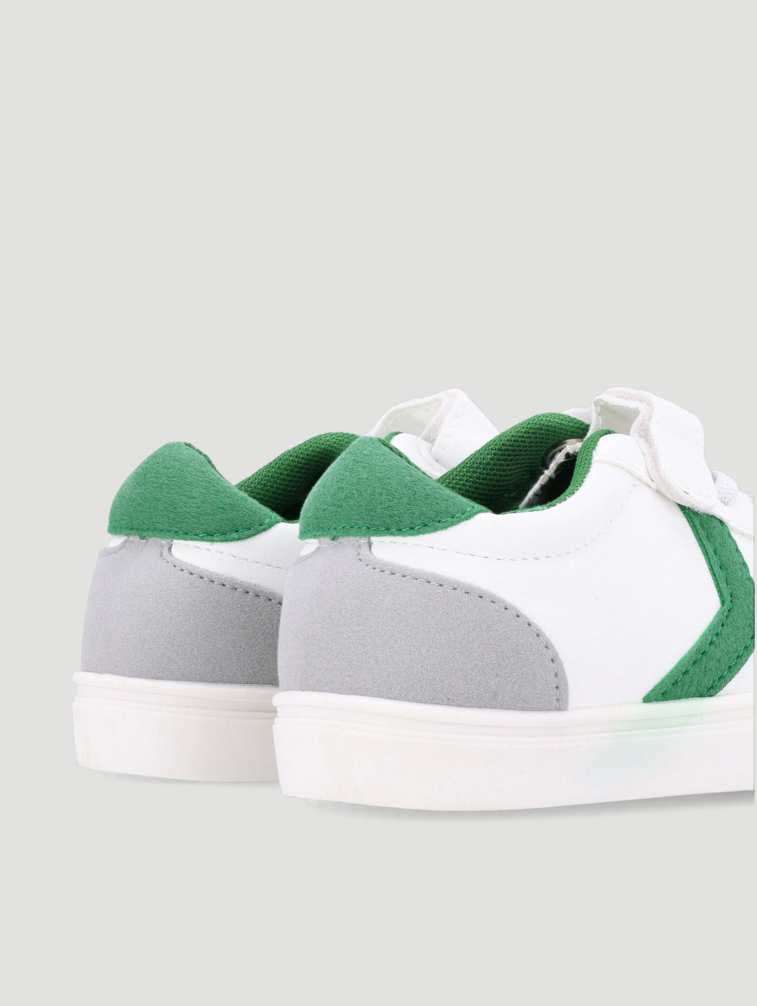 Pre-Boys Combo Sneaker - White/Green