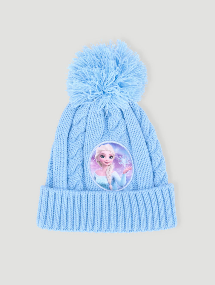 Pre-Girls Frozen Beanie - Blue