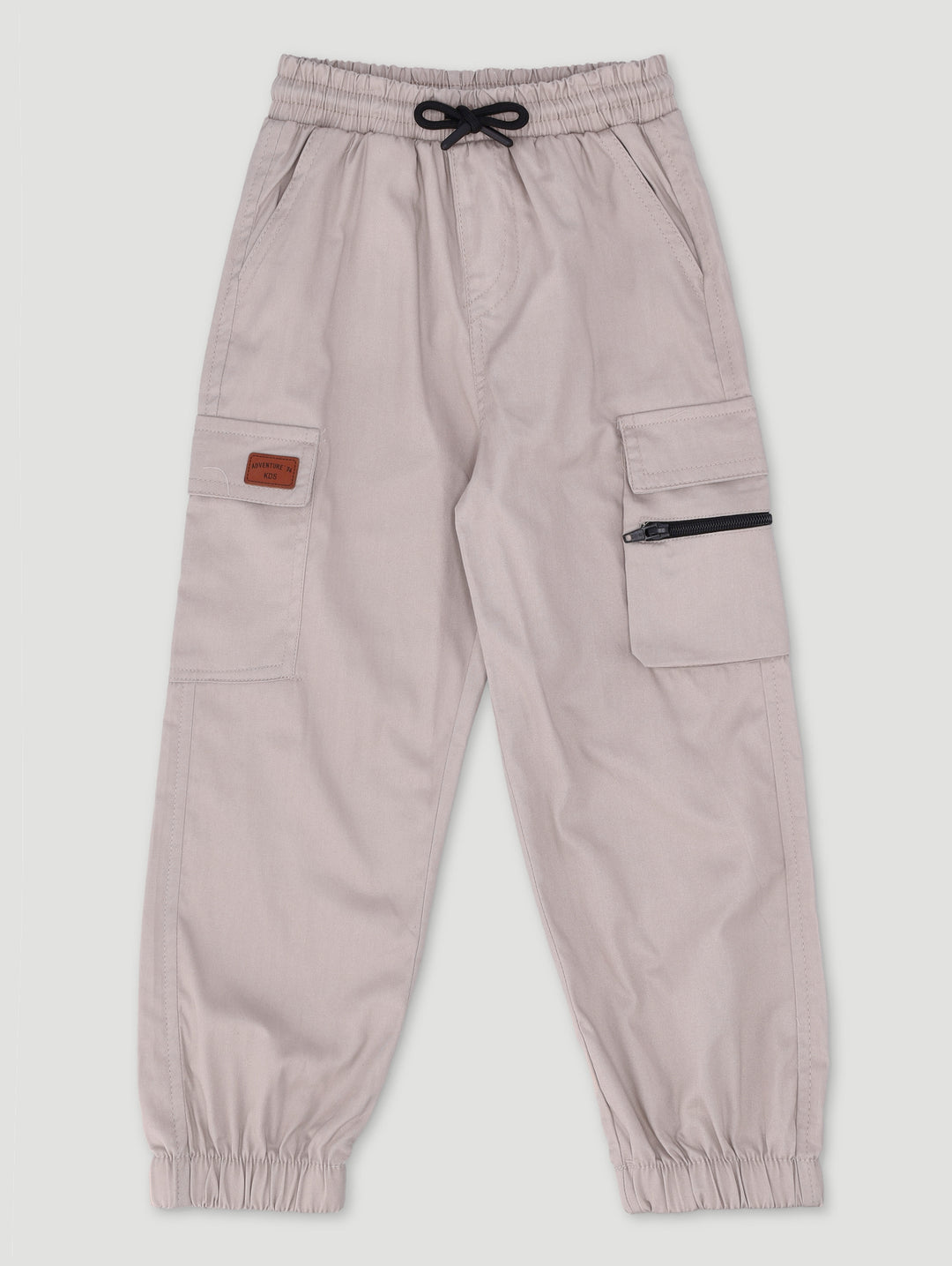 Pre-Boys Zip Jogger - Stone