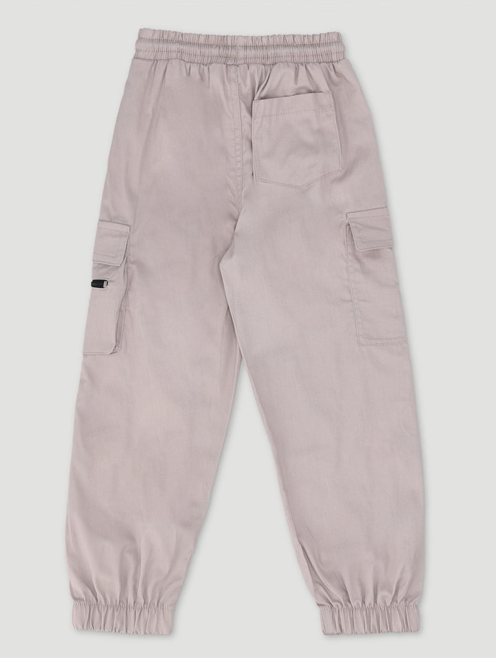 Pre-Boys Zip Jogger - Stone