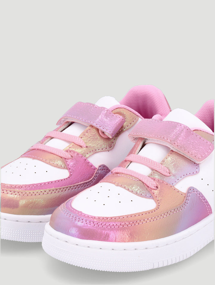 Pre-Girls Rainbow Court Sneaker - Multi