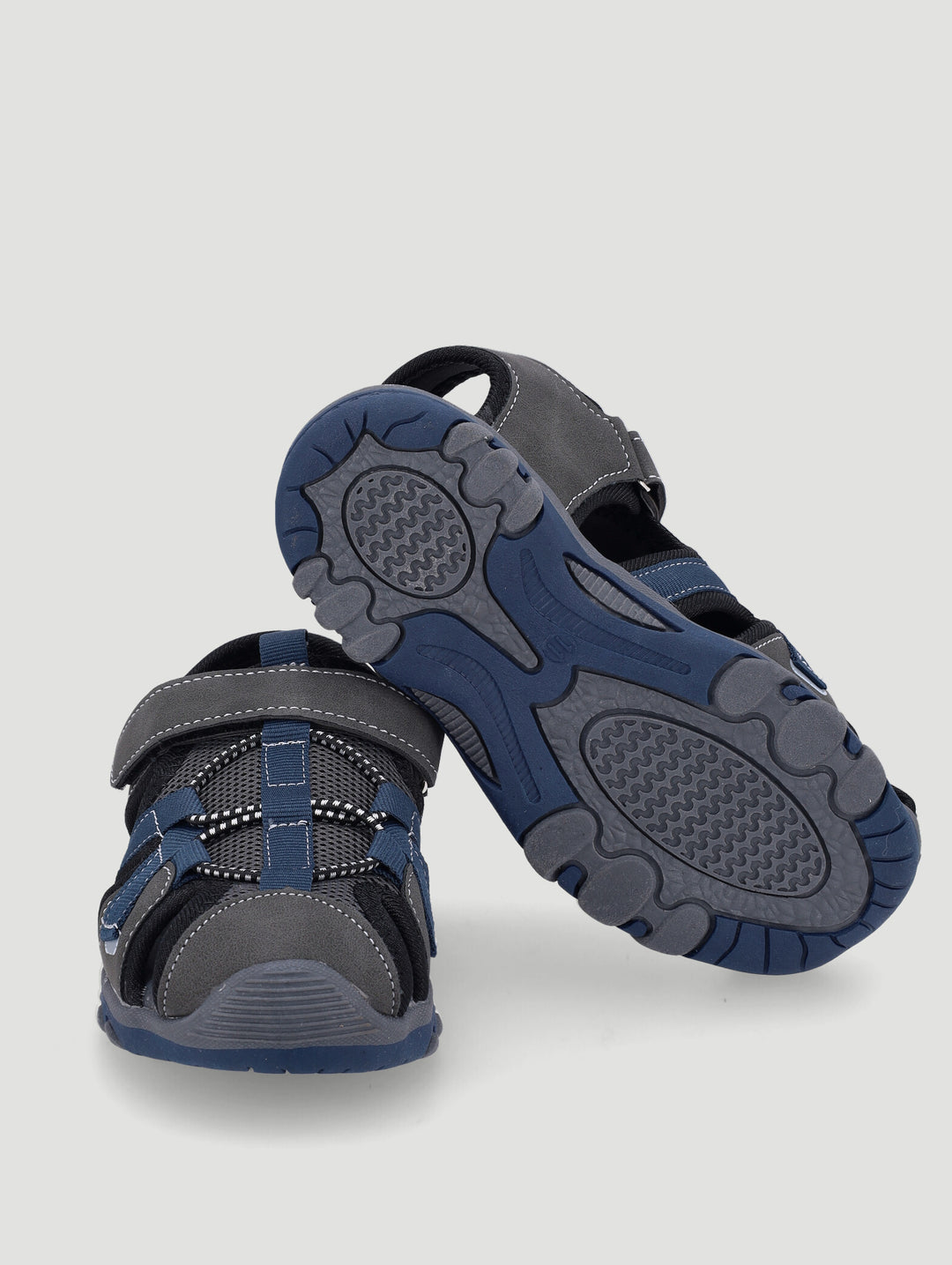 Pre-Boys Closed Toe Adventure Sandal - Navy/Grey