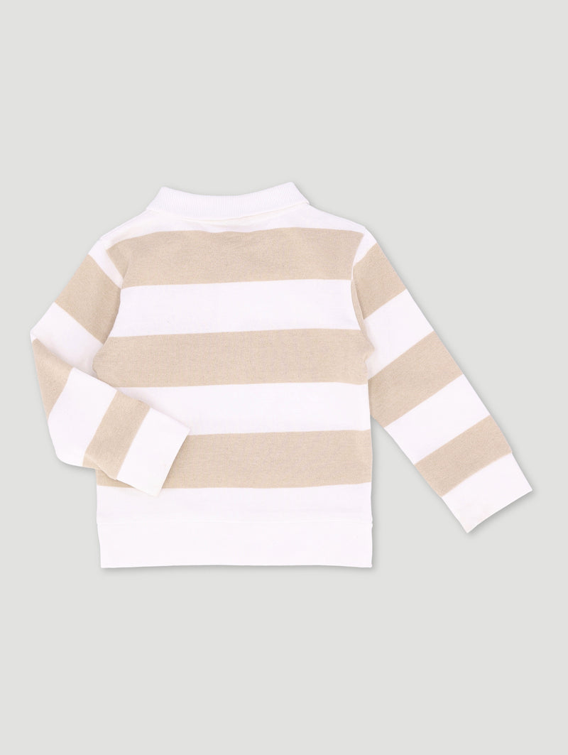 Baby Boys Rugby Jersey - Stone
