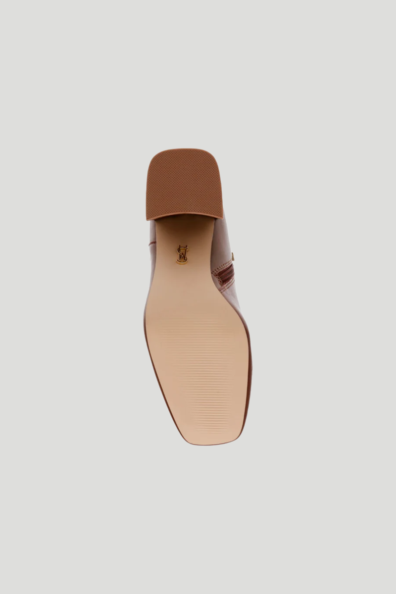 Block Heel Boot - Coffee