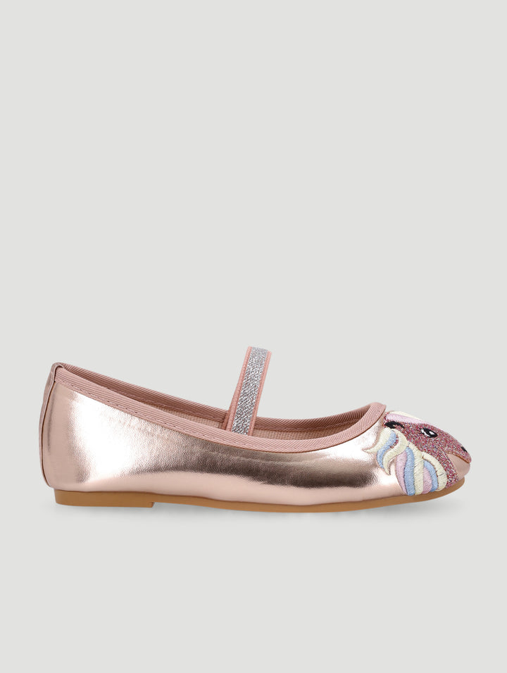 Pre-Girls Unicorn Pump - Rose Gold