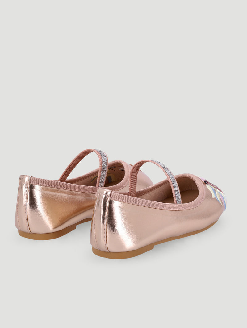 Pre-Girls Unicorn Pump - Rose Gold