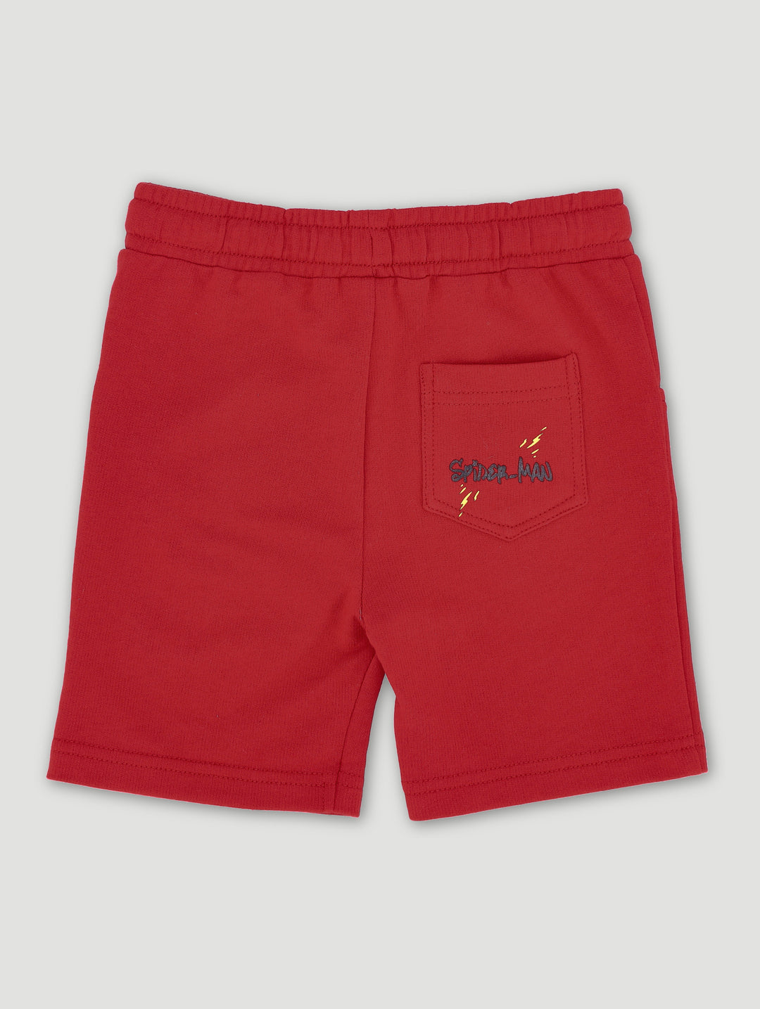 Pre-Boys Spiderman Fleece Short - Red