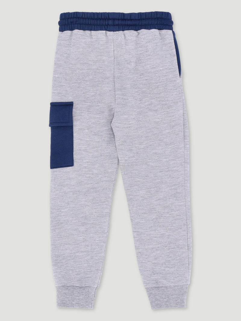 Pre-Boys Basketball NY Colour Block Jogger - Navy/Grey