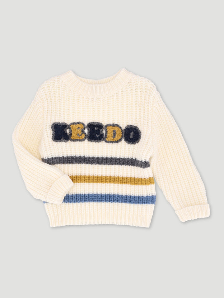 Keedo Baby Boys Multi Stripe Knitwear