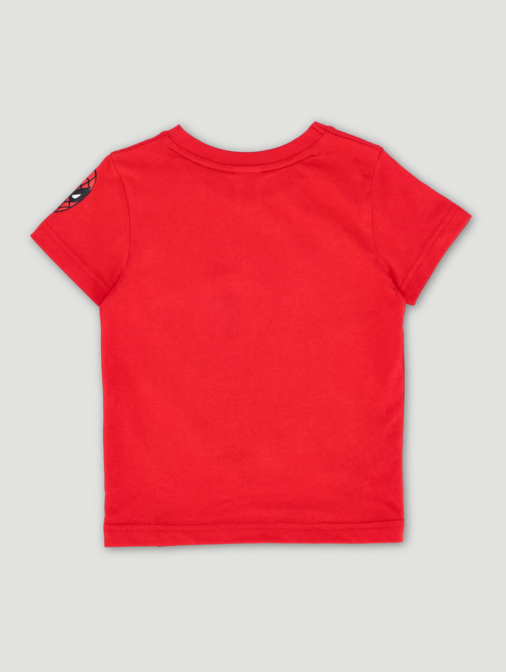 Pre-Boys Spiderman Tee - Red